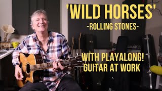 How to play Wild Horses by The Rolling Stones [upl. by Nerland558]