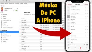 Cómo pasar musica de la computadora al iPhone [upl. by Clorinda]