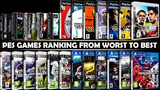 From WORST to BEST rated PES games [upl. by Ysied]