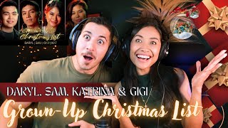 GrownUp Christmas List Cover by  Daryl Ong Sam Mangubat Katrina Velarde amp Gigi  REACTION [upl. by Eenhpad345]