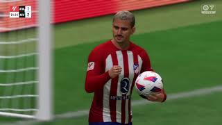 Athletic Bilbao vs Atletico Madrid griezmann all goals fc24 laliga [upl. by Tonya]