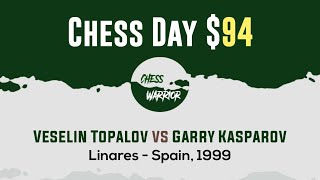 Veselin Topalov vs Garry Kasparov  Linares  Spain 1999 [upl. by Poyssick299]