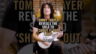 Tommy Thayer Reveals The Solo To Shout It Out Loud gibsonapp kiss guitar guitarlessons [upl. by Jessi]