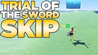 Trial of the Sword Skip in The Legend of Zelda Breath of the Wild  Austin John Plays [upl. by Otilia91]