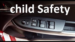 Maruti Suzuki Baleno Features  Child Lock and Safety in Baleno  Power window carexplainer [upl. by Nichani]