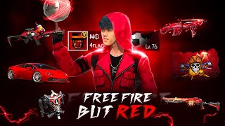 FREEFIRE BUT ONLY RED CHALLENGE IN SOLO VS SQUAD🍷🪂ZEROX FF [upl. by Eiramrebma356]