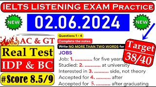 IELTS LISTENING PRACTICE TEST 2024 WITH ANSWERS  02062024 [upl. by Howard]