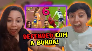 REACT OS MOMENTOS MAIS VERGONHOSOS NOS ESPORTES PARTE 6  FALA DE TUDO [upl. by Gorrono]