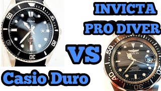 Invicta pro Diver VS Casio Marlín Duro Cual Es Mejor [upl. by Aribold]