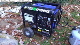 DuroMax XP10000EH Generator Review 2017 [upl. by Frederich]