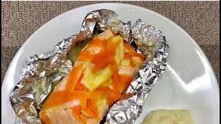 Salmón Empapelado  Receta FÁCIL [upl. by Knorring]