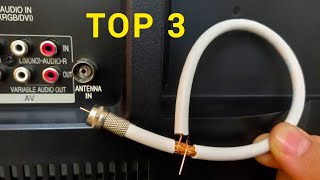 TOP 3 DIY Antennas for Watching Digital Channels Around the World [upl. by Hsetirp]