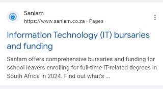 Bursaries for SA Matriculants and how to apply for sanlam bursary [upl. by Neruat]