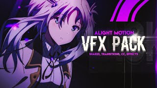 ALIGHT MOTION VFX PACK PTV  SHAKES  TRANSITIONS  CC  EFFECTS  RockZ YT [upl. by Croft210]