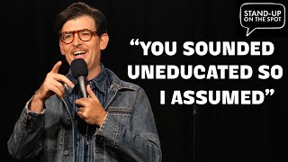 Moshe Kasher  English vs Australians  StandUp On The Spot [upl. by Maighdlin]