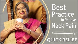 Quick Relief  Best Practice to Relieve Neck Pain  Dr Hansaji Yogendra [upl. by Rabma]