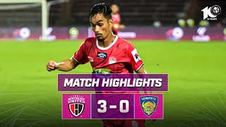 Match Highlights  NorthEast United FC 30 Chennaiyin FC  MW 2  ISL 202324 [upl. by Bibbie]