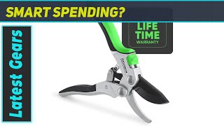 reviewPPS01 Premium Bypass Pruning Shears with SK5 Carbon Steel Blades [upl. by Ave522]