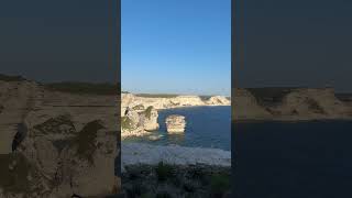 Bonifacio’s Cliffs in Corsica France villageidiotadventures [upl. by Ennahtebazile]