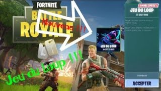 \\ LOUP TOUCHETOUCHE SUR FORTNITE [upl. by Ayotac727]