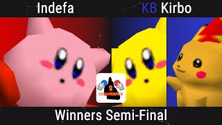 CounterPick 2 Winners Semis  Indefa Kirby vs Kirbo Pikachu Kirby [upl. by Ahsenyl794]