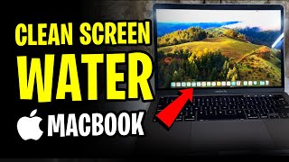 How to Clean MacBook Screen with Water FREE [upl. by Lucic]