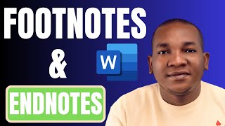 How to Insert Footnotes and Endnotes Reference in Microsoft Word in 2024  MS Word Document Tutorial [upl. by Joerg]