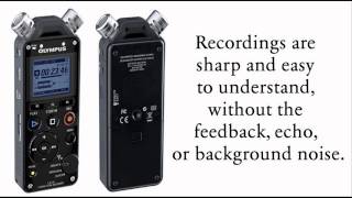 Best Digital Voice Recorder  Olympus LS14 Review [upl. by Nauqyaj457]