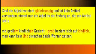 DfM 26 Deutsch Wortarten Adjektive [upl. by Hardej]