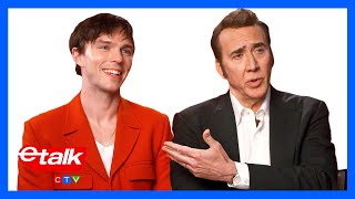 Nicholas Hoult and Nicolas Cage can’t wait to work together again after Renfield  Etalk Interview [upl. by Pritchard892]