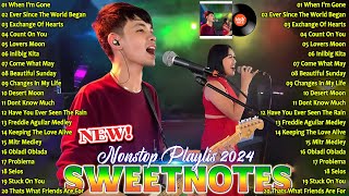 Sweetnotes Songs Nonstop Love Songs 💥 Sweetnotes Nonstop Collection 💥 When Im Gone Lovers Moon [upl. by Acimehs]