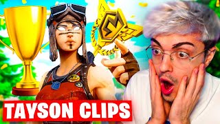 Los MEJORES CLIPS de TAYSON de TODA la HISTORIA de FORTNITE [upl. by Dublin]