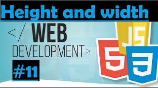 CSS beginner to pro 11 Width height and max width and max height [upl. by Fulbright53]