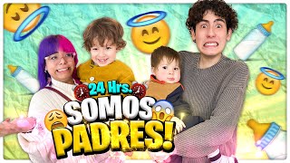 24 HORAS SIENDO PAPAS DE DOS BEBES😱  Susy Mouriz [upl. by Haelat]