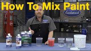 How To Mix Car Paint  Understanding Paint Mixing Ratios with Kevin Tetz at Eastwood [upl. by December]