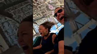 MOST INSANE ROLLER COASTER 😱 IRON GWAZI BUSCH GARDENS shorts [upl. by Champagne]