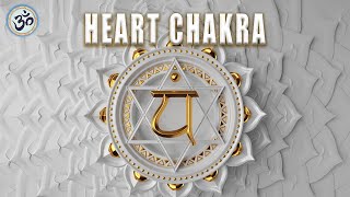 HEART CHAKRA Powerful Healing Meditation Music  Emotional Healing  Love Energy Attract Love [upl. by Ellinad716]