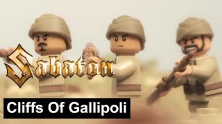 Lego Cliffs of Gallipoli  Sabaton [upl. by Ociredef]