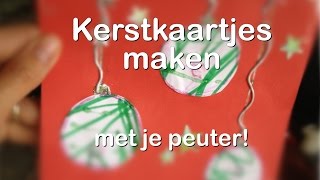 Kerstkaarten zelf maken met je peuter  Pelpina [upl. by Lemaj906]