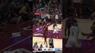 Jarrett Allen CLUTCH rejection Cleveland Cavaliers NBA Basketball Cavs NBA Basketball [upl. by Alatea]