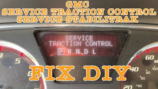 Traction Control Off Service Stabilitrak Fix GMC ACADIA [upl. by Bust74]