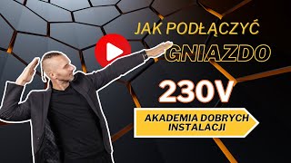 Prosty sposób na podłączenie gniazda 230V końcowego [upl. by Curkell]