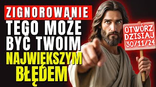 🔴JEST DZISIAJ ZIGNOROWANIE TEGO MOŻE BYĆ TWOIM NAJWIĘKSZYM BŁĘDEM 💌 WIADOMOŚĆ OD BOGA DLA CIEBIE [upl. by Acsicnarf]