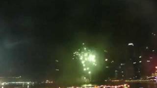 River Hongbao CNY Eve Fireworks Displaywmv [upl. by Manlove]