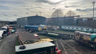 Severn Valley Railway  Live Rail Cam  Kidderminster Diesel Depot [upl. by Casey]