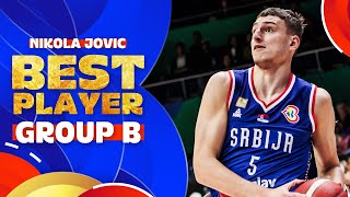 Nikola Jovic 🇷🇸  Best Player Group B  FIBA Basketball World Cup 2023 [upl. by Bonne]