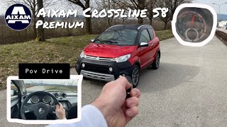 Aixam Crossline S8 Premium 2016 POV Drive Highspeed Walkaround [upl. by Rehteh]