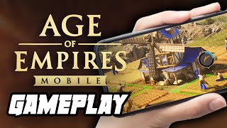 AGE OF EMPIRES MOBILE GAMEPLAY E NOVIDADES DO AOE PRA CELULARES Android e iOS [upl. by Drarehs432]