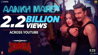 SIMMBA Aankh Marey  Ranveer SinghSara Ali khan Tanishk Bagchi Mika SinghNeha Kakkar Kumar S [upl. by Tnek]