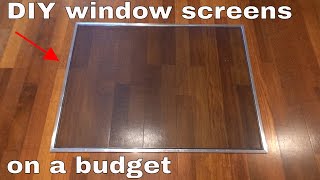 How to build window screens  DIY flyscreen [upl. by Nannarb214]